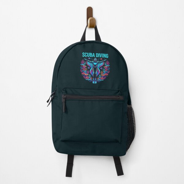 Item preview, Pixel Art Scuba Diving Neon Synthwave Coral Reef Graphic designed and sold by KiwiRider.