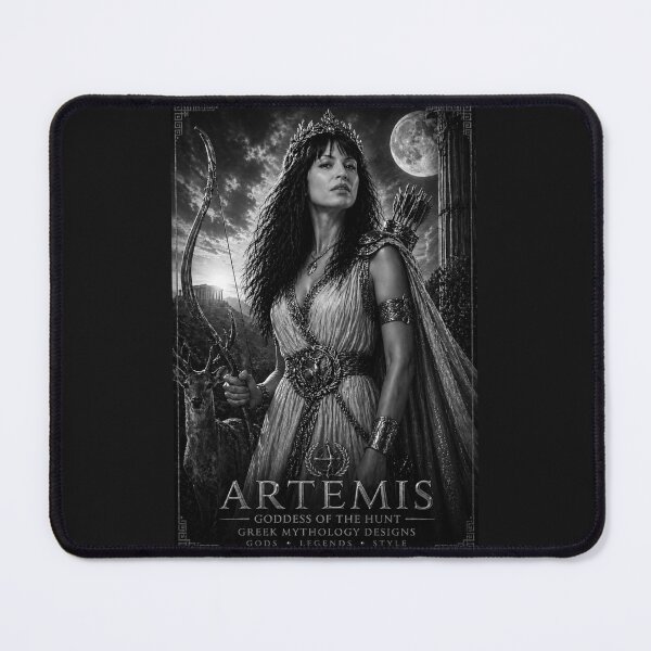 Item preview, ARTEMIS Black & White Edition – Greek Mythology Poster designed and sold by Ancient-Era.