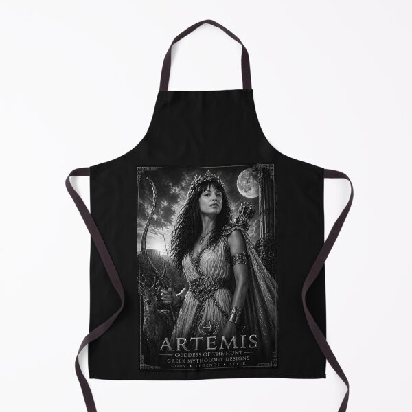 Item preview, ARTEMIS Black & White Edition – Greek Mythology Poster designed and sold by Ancient-Era.