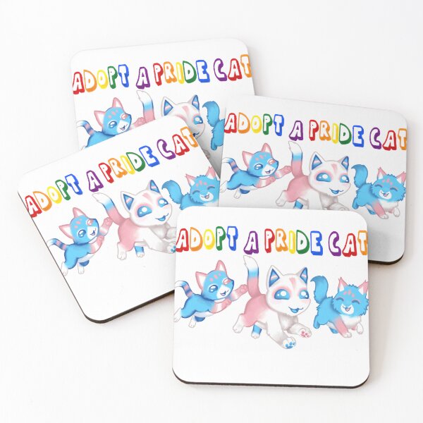 Item preview, Adopt A Pride Cat — Transgender designed and sold by HistoryHounds.