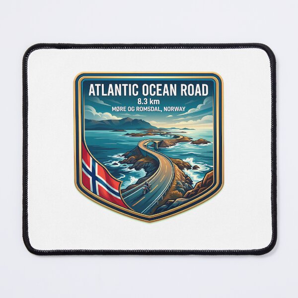 Item preview, Atlantic Ocean Road Epic Nordic Coastal Journey designed and sold by yulnsjo.