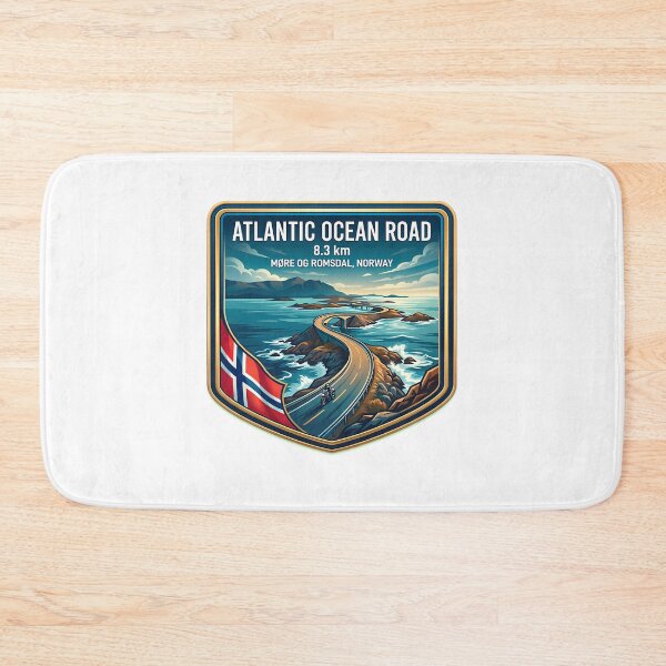 Item preview, Atlantic Ocean Road Epic Nordic Coastal Journey designed and sold by yulnsjo.