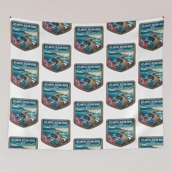 Item preview, Atlantic Ocean Road Epic Nordic Coastal Journey designed and sold by yulnsjo.