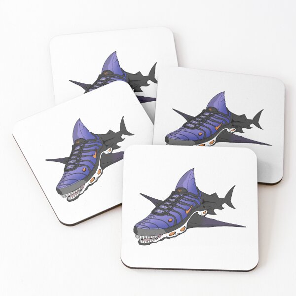 Item preview, Purple Shark Sneaker Mashup Graphic Art designed and sold by TrillMaison.