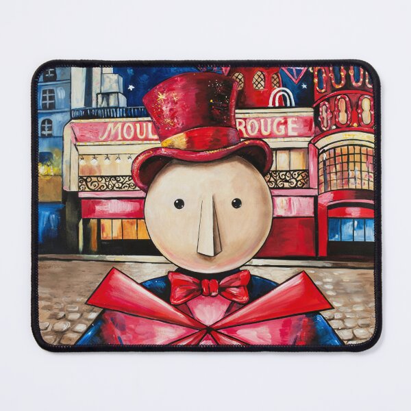 Item preview, Pigalle Paris Vintage Travel Poster - Quirky French Art Print designed and sold by LeQuirks.