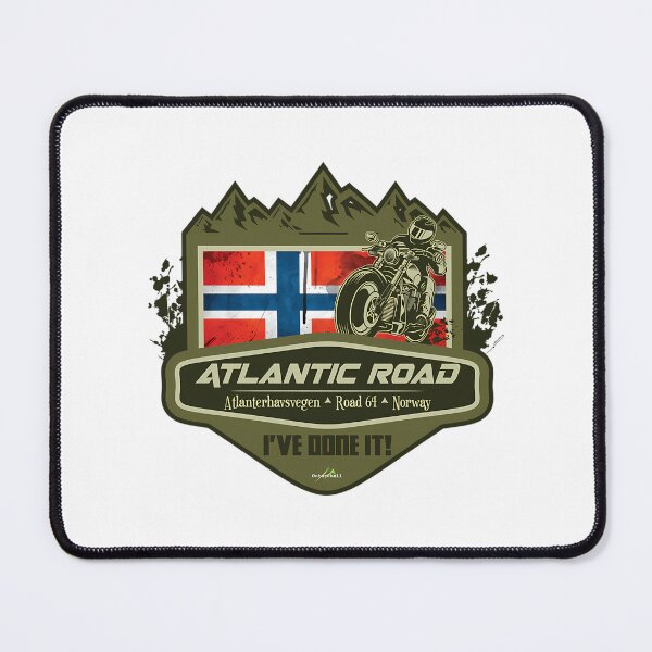 Item preview, Atlantic Ocean Road Norway Atlanterhavsvegen Sticker T-Shirt 01 designed and sold by yulnsjo.
