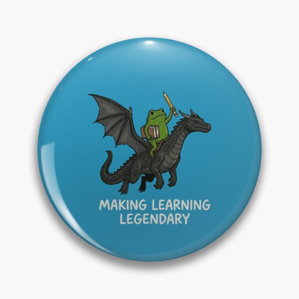 Item preview, Making Learning Legendary - Funny Frog designed and sold by Gbriel3.