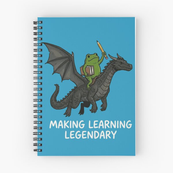 Item preview, Making Learning Legendary - Funny Frog designed and sold by Gbriel3.