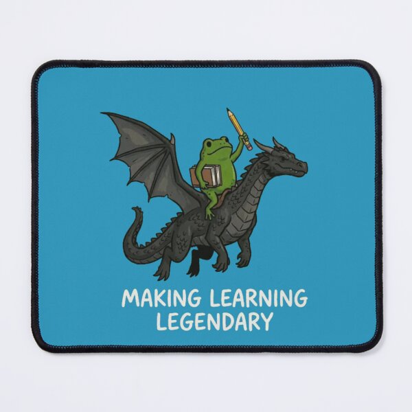 Item preview, Making Learning Legendary - Funny Frog designed and sold by Gbriel3.