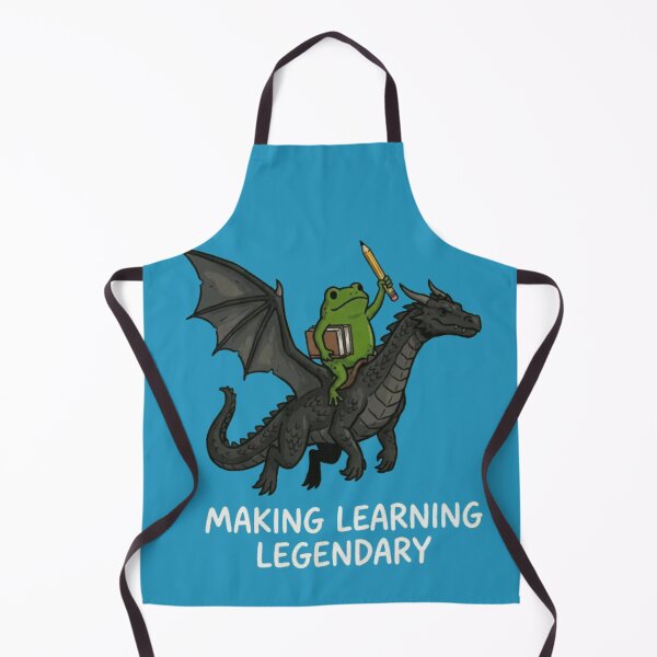 Item preview, Making Learning Legendary - Funny Frog designed and sold by Gbriel3.