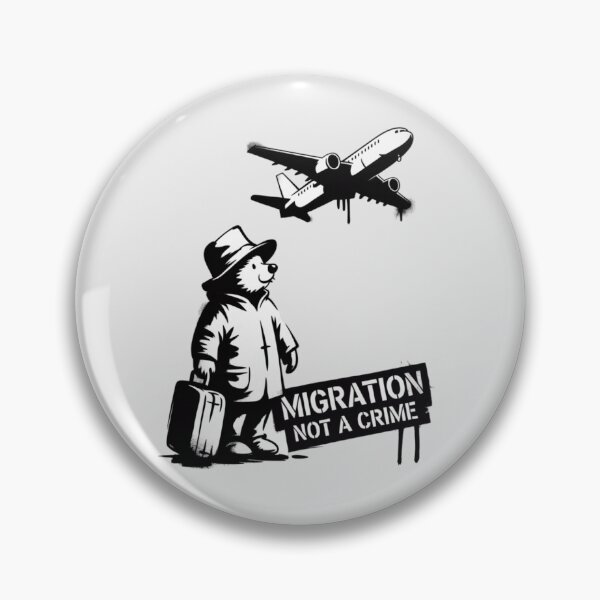 Item preview, Banksy - Migration not a crime designed and sold by 123ks.