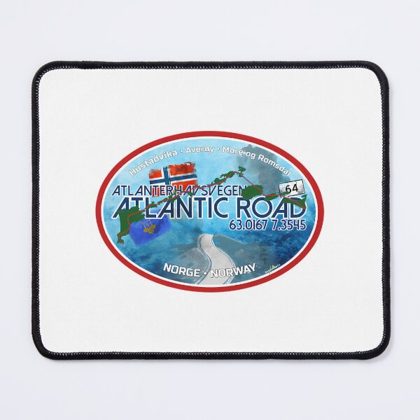 Item preview, Atlantic Ocean Road Norway Atlanterhavsvegen Sticker T-Shirt 02 designed and sold by yulnsjo.