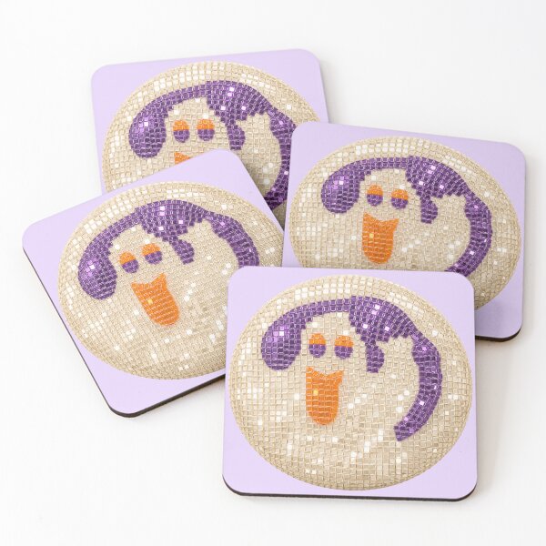 Item preview, Disco Halloween Ghost Cookie designed and sold by Eleanor Reyelt Art.