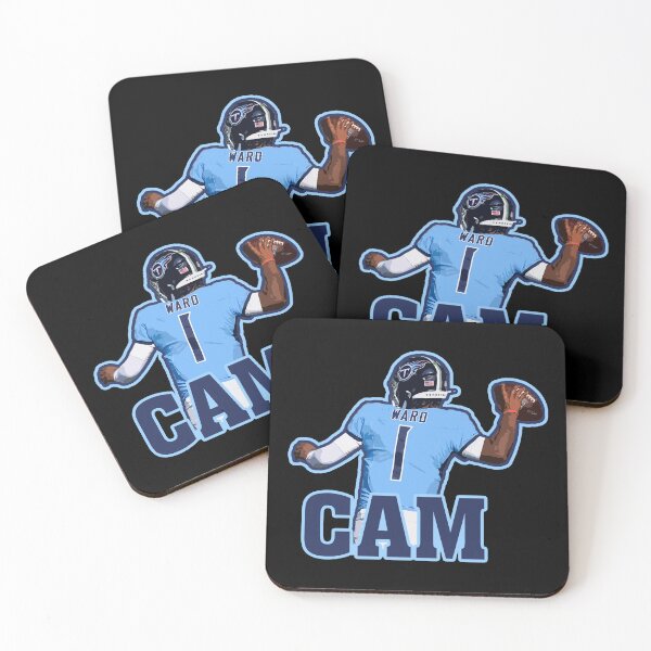 Item preview, Cam Ward Back View Football Artwork with Jersey Number and Name Design designed and sold by Zigmak.