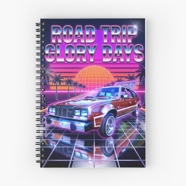 Item preview, Neon Retrowave Road Trip Station Wagon designed and sold by Dimensionality.