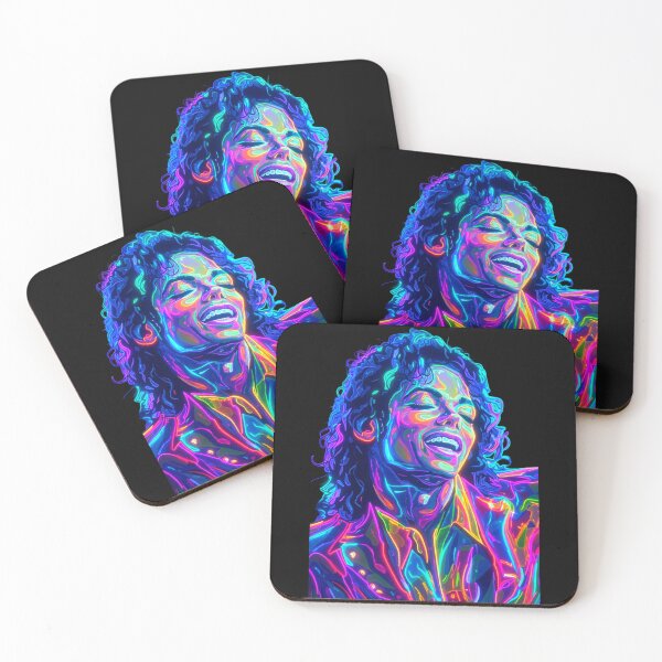 Item preview, Neon Pop Singer Portrait Retro Glow Artwork designed and sold by ExploreAura Studio.