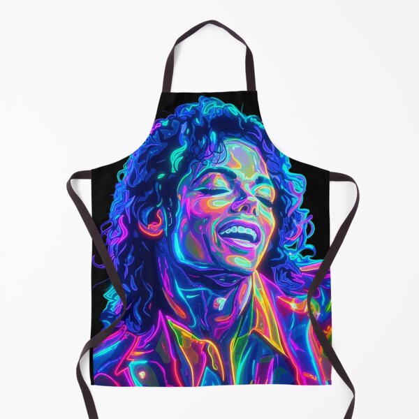 Item preview, Neon Pop Singer Portrait Retro Glow Artwork designed and sold by ExploreAura Studio.