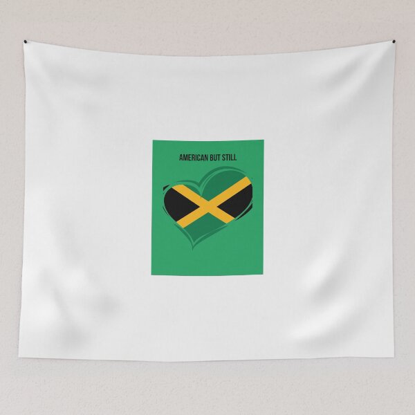 Item preview, Heart-shaped Jamaican flag for Jamaican-American designed and sold by Anieta-G.