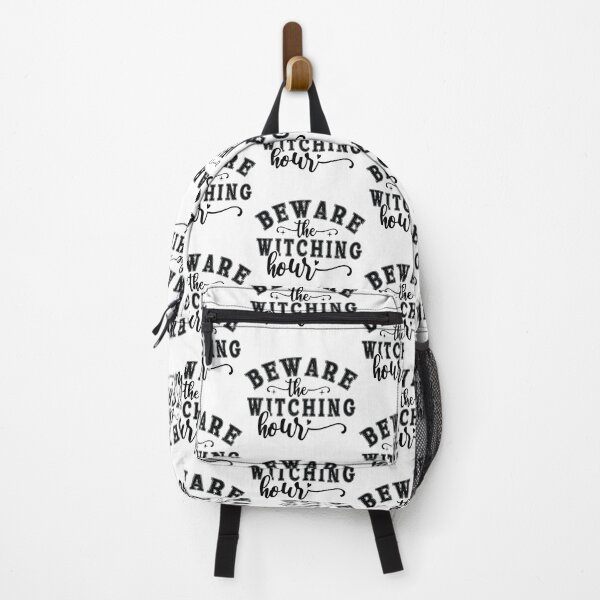 Item preview, Beware The Witching Hour - Retro Autumn Halloween Vibes Quotes Spooky USA Season Apparel Art designed and sold by FuzionRaptor.
