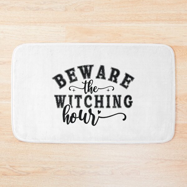 Item preview, Beware The Witching Hour - Retro Autumn Halloween Vibes Quotes Spooky USA Season Apparel Art designed and sold by FuzionRaptor.