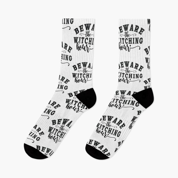 Item preview, Beware The Witching Hour - Retro Autumn Halloween Vibes Quotes Spooky USA Season Apparel Art designed and sold by FuzionRaptor.