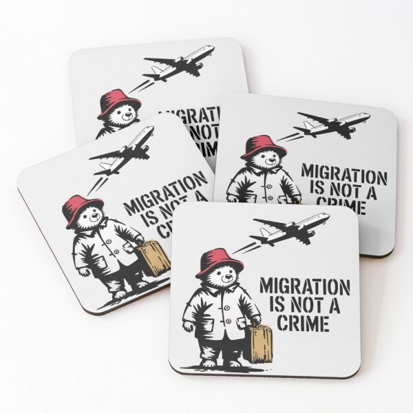 Item preview, Banksy - Migration is not a crime designed and sold by 123ks.