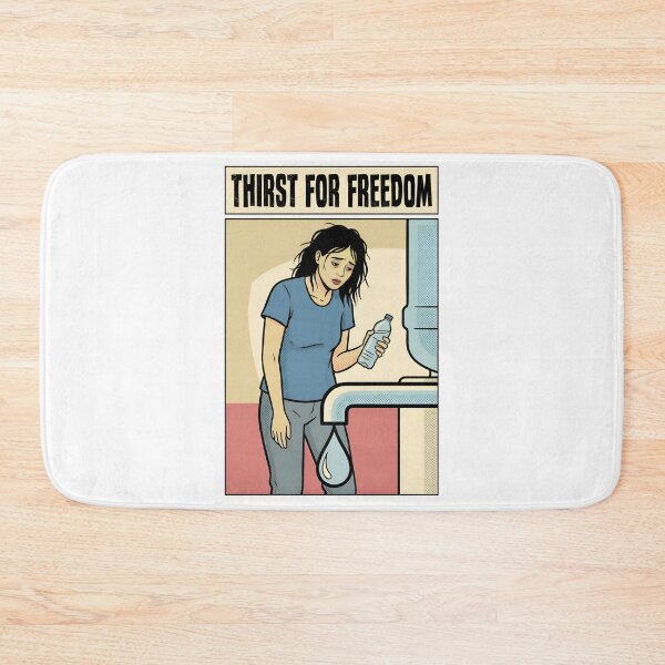Item preview, Thirst For Freedom Minimalist Comic Poster Main Tag designed and sold by DuckOddity.