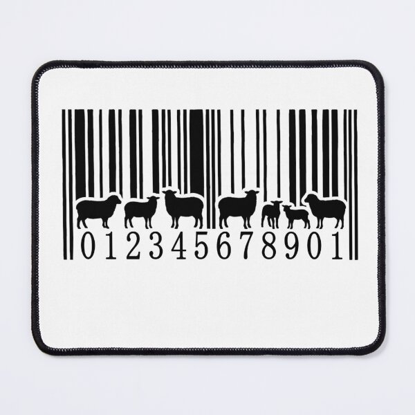Item preview, Barcode Sheep – Funny Farm Animal Graphic Design designed and sold by Fragmented Murmurings.