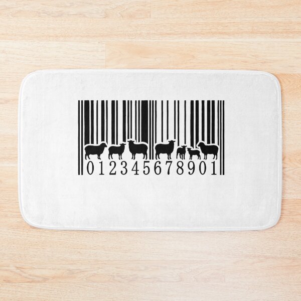 Item preview, Barcode Sheep – Funny Farm Animal Graphic Design designed and sold by Fragmented Murmurings.