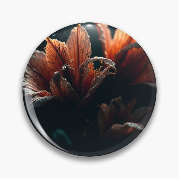 Item preview, Dramatic Rust Orange Lily Floral Macro Art designed and sold by WitchyBotanicaArt.