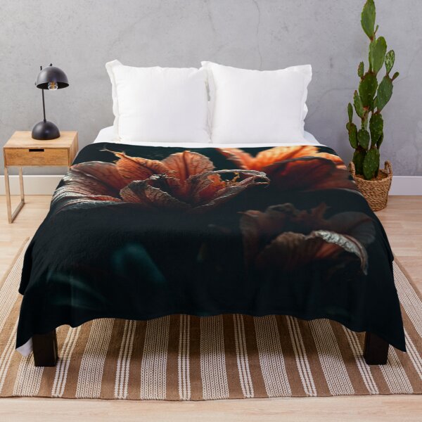 Item preview, Dramatic Rust Orange Lily Floral Macro Art designed and sold by WitchyBotanicaArt.