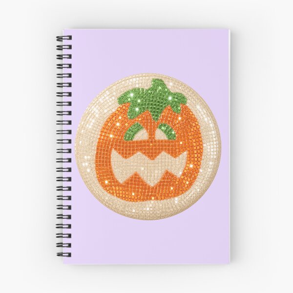 Item preview, Disco Jack O'Lantern Pumpkin Cookie designed and sold by Ellie Dyer.