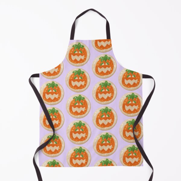 Item preview, Disco Jack O'Lantern Pumpkin Cookie designed and sold by Ellie Dyer.