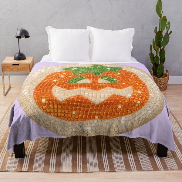 Item preview, Disco Jack O'Lantern Pumpkin Cookie designed and sold by Eleanor Reyelt Art.