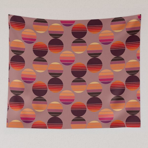 Item preview, Retro Synthwave Sunset | Abstract Geometric Sun Pattern designed and sold by Jyoti-Quotes.