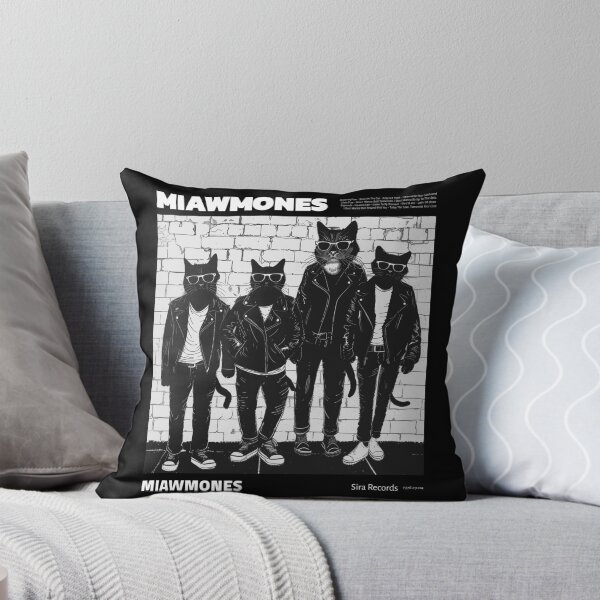 Item preview, MIAWMONES RAMONES CAT PARODY designed and sold by WolfmanProphecy.
