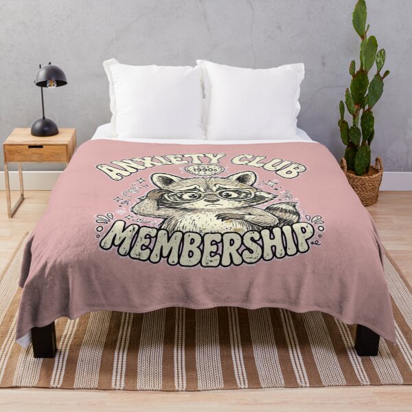 Item preview, Anxiety Club Membership Est 1990s Raccoon designed and sold by puzzell.