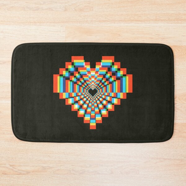 Item preview, Darkest Pixel Heart - Soft CMYK 2 designed and sold by animinimal.