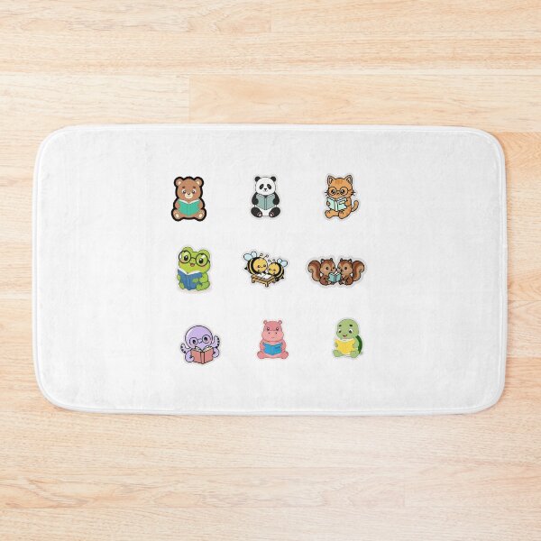 Item preview, Cute Reading Animals Collection designed and sold by KAWAII STUDIO NB.
