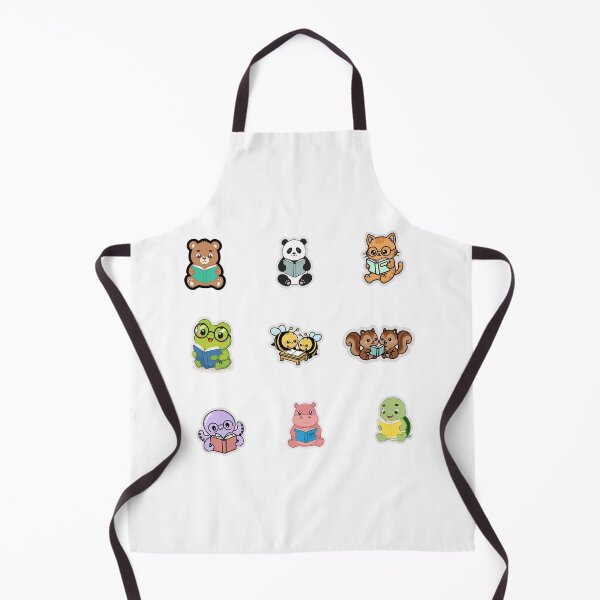 Item preview, Cute Reading Animals Collection designed and sold by KAWAII STUDIO NB.