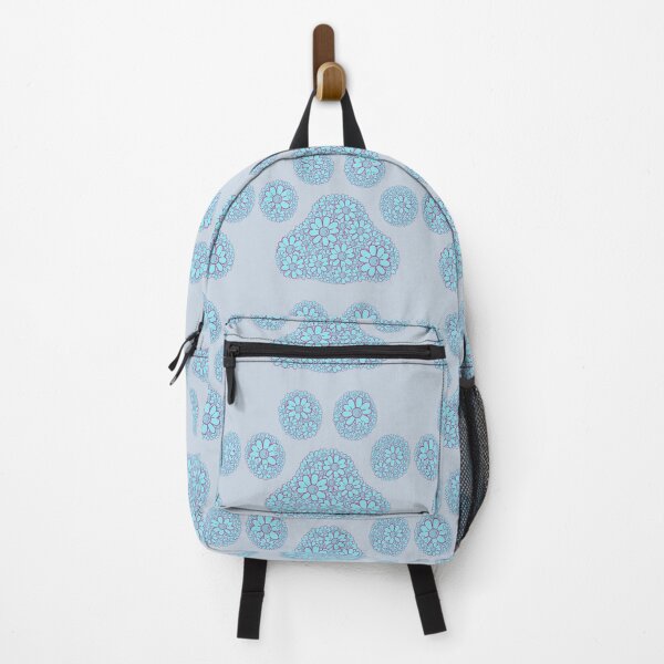 Item preview, Retro Turquoise daisy dog paw print designed and sold by Doodles Down South.