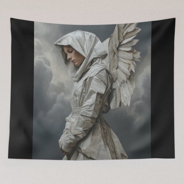 Item preview, Paper Wing Angel Under Stormy Skies designed and sold by Shannon Hilson.