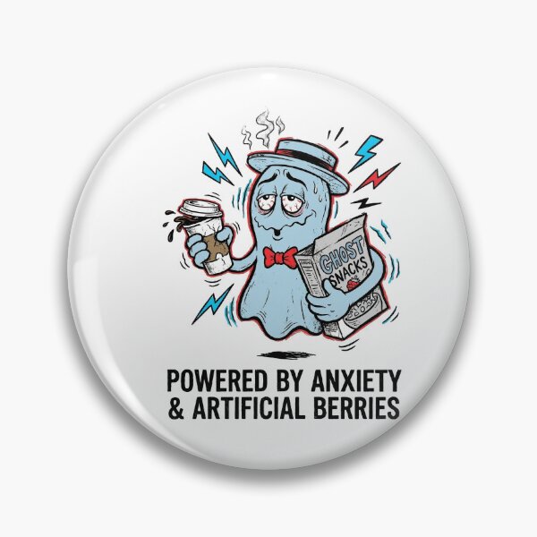 Item preview, Powered by Anxiety and Artificial Berries Shirt designed and sold by CerealBoxInk.