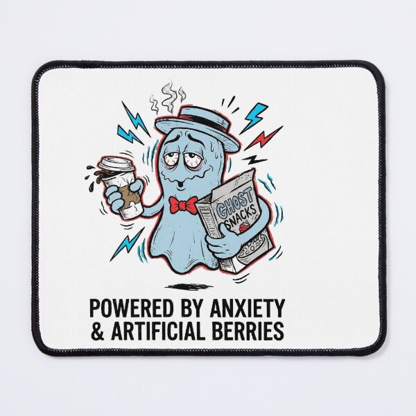 Item preview, Powered by Anxiety and Artificial Berries Shirt designed and sold by CerealBoxInk.
