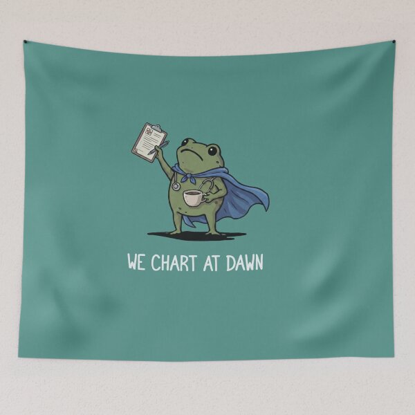 Item preview, We Chart At Dawn - Funny Frog designed and sold by Gbriel3.