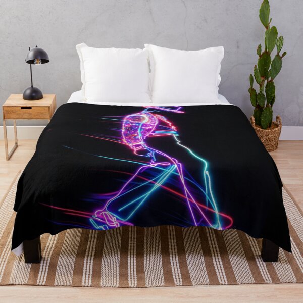 Item preview, Neon Moonwalk Dance Retro Pop Art Sticker designed and sold by ExploreAura Studio.