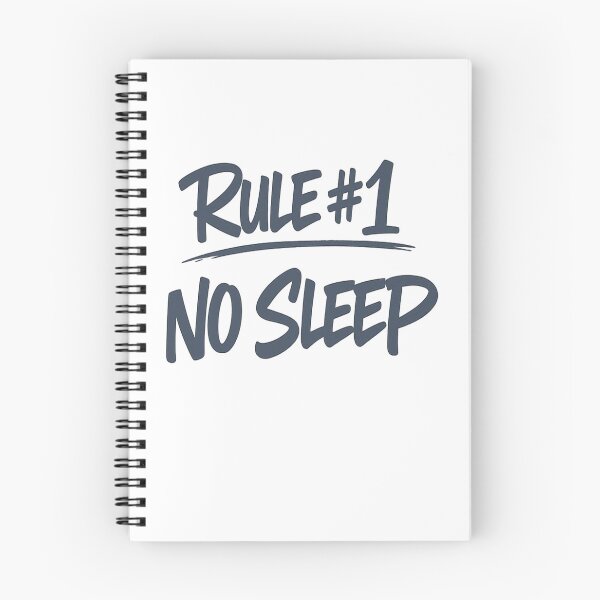 Item preview, RULE #1 NO SLEEP -Gun-Metal Hustle Graffiti Design designed and sold by FrozenHeat97.