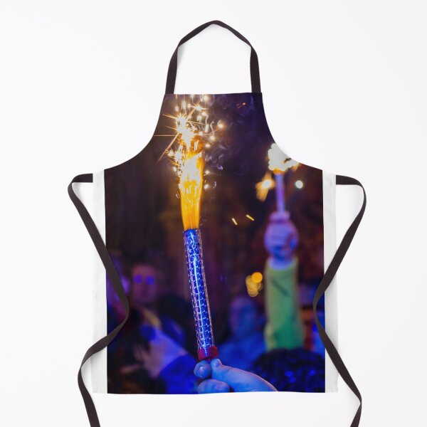 Item preview, Handheld Sparkler Firework Sparking at Night Party Celebration With Colorful Bokeh Lights designed and sold by Nmallia.