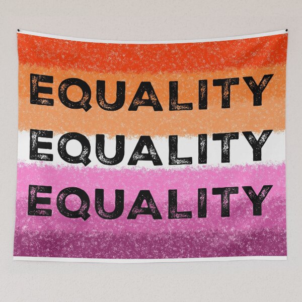 Item preview, Equality - Lesbian Flag designed and sold by Qweird Artistry.