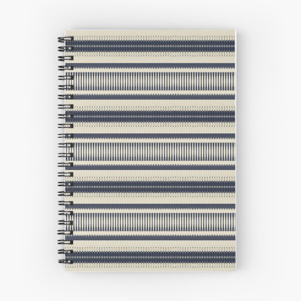Item preview, Navy Blue Stripedot Geometric Aztec Pattern designed and sold by FawnFeatherCo.